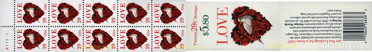 Sellos: 1347 MNH ESTADOS UNIDOS 1994 MENSAJES DE AMOR