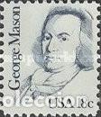 Sellos: ESTADOS UNIDOS, 1980 SW1613 &rdquo;George Mason, Estadista&rdquo;./ Nuevos, sin fijasellos, MNH.