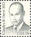 Sellos: ESTADOS UNIDOS, 1980 SW1620 &rdquo;Charles Drew, Investigador&rdquo;./ Nuevos, sin fijasellos, MNH.