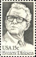 Sellos: ESTADOS UNIDOS, 1981 SW1625 &rdquo; Everett Dirksen, pol&iacute;tico&rdquo;./ Nuevos, sin fijasellos, MNH.