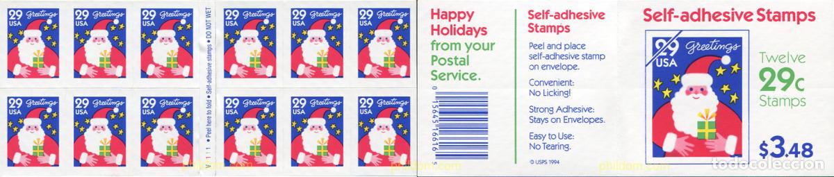 Sellos: 3404 MNH ESTADOS UNIDOS 1994 NAVIDAD