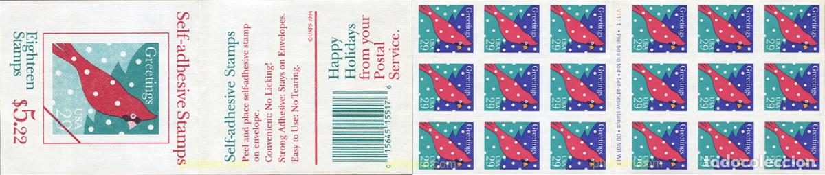 Sellos: 306317 MNH ESTADOS UNIDOS 1994 NAVIDAD