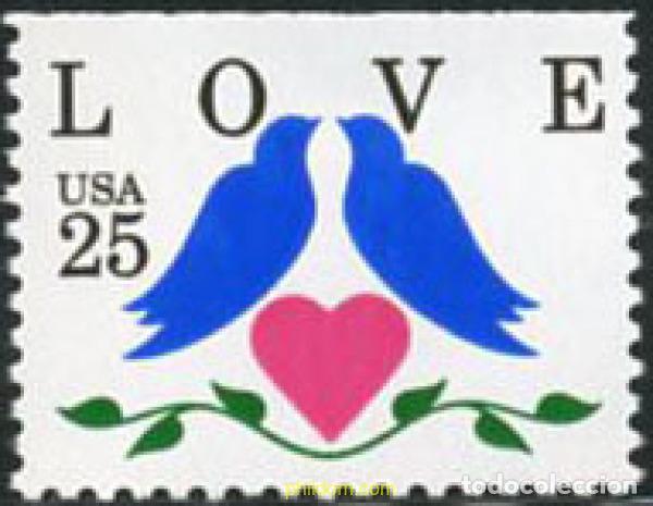 Sellos: 209216 MNH ESTADOS UNIDOS 1990 MENSAJE DE AMOR