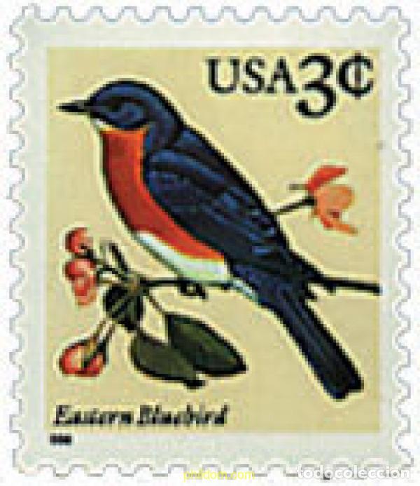 Sellos: 33243 MNH ESTADOS UNIDOS 1996 PAJARO AZUL