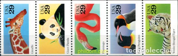 Sellos: 311188 MNH ESTADOS UNIDOS 1992 FAUNA SALVAJE