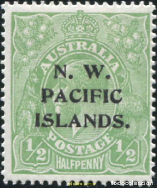 Sellos: 791155 HINGED NOROESTE DEL PACIFICO 1922 SELLOS DE AUSTRALIA-CONFEDERACION SOBRECARGADOS