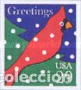 Sellos: ESTADOS UNIDOS, 1994 SW 2643 &rdquo;Navidad - p&aacute;jaro&rdquo;./ Nuevos, sin fijasellos, MNH.