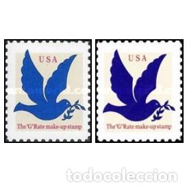 Sellos: ESTADOS UNIDOS, 1994 SW 2645/45A &rdquo;Paloma de la Paz&rdquo;./ Nuevos, sin fijasellos, MNH.