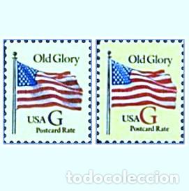 Sellos: ESTADOS UNIDOS, 1994 SW 2646/46A &rdquo;Ser. Corriente: Bandera G&rdquo;./ Nuevos, sin fijasellos, MNH.