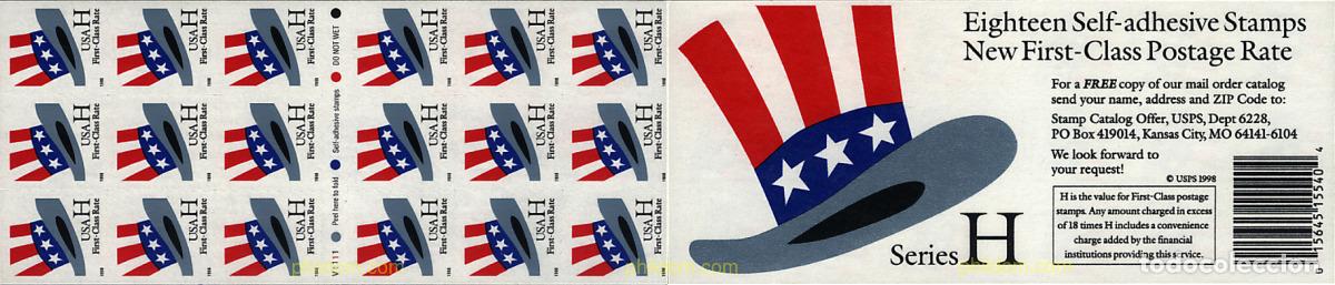 Sellos: 3539 MNH ESTADOS UNIDOS 1998 SERIE BASICA