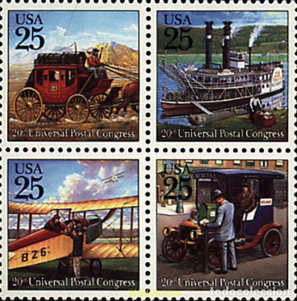 Sellos: 6635 MNH ESTADOS UNIDOS 1989 20 CONGRESO DE LA UPU