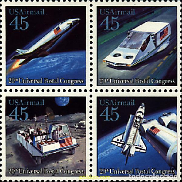 Sellos: 6634 MNH ESTADOS UNIDOS 1989 20 CONGRESO DE LA UPU