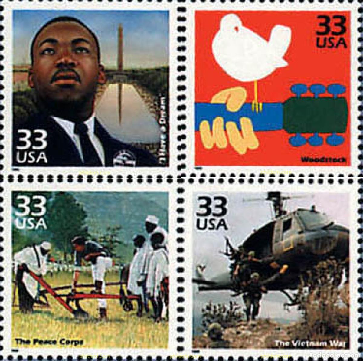 Sellos: 636014 MNH ESTADOS UNIDOS 1999 IMAGENES DEL SIGLO XX (1960s)