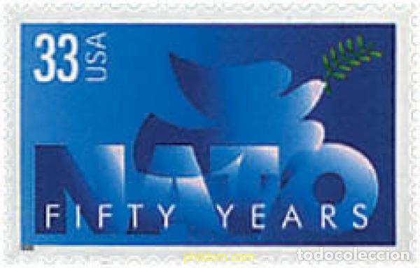 Sellos: 75531 MNH ESTADOS UNIDOS 1999 50 ANIVERSARIO DE LA OTAN
