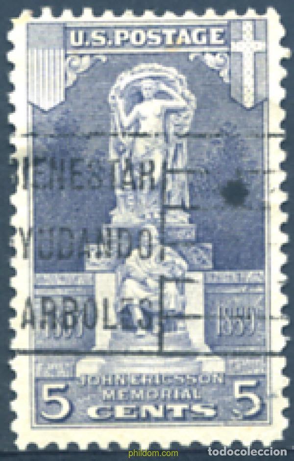 Sellos: 248049 USED ESTADOS UNIDOS 1926 MONUMENTO A JOHN ERICSSON
