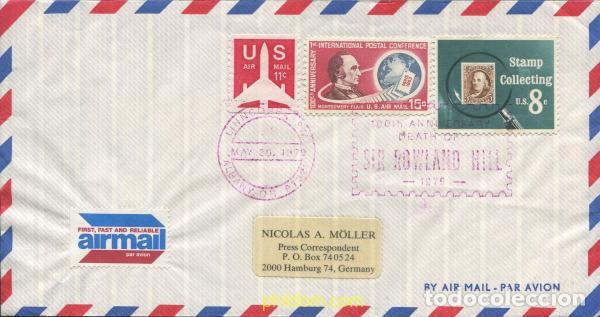 Sellos: 677319 MNH ESTADOS UNIDOS 1963 CENTENARIO DE LA 1 CONFERENCIA DE LA UPU