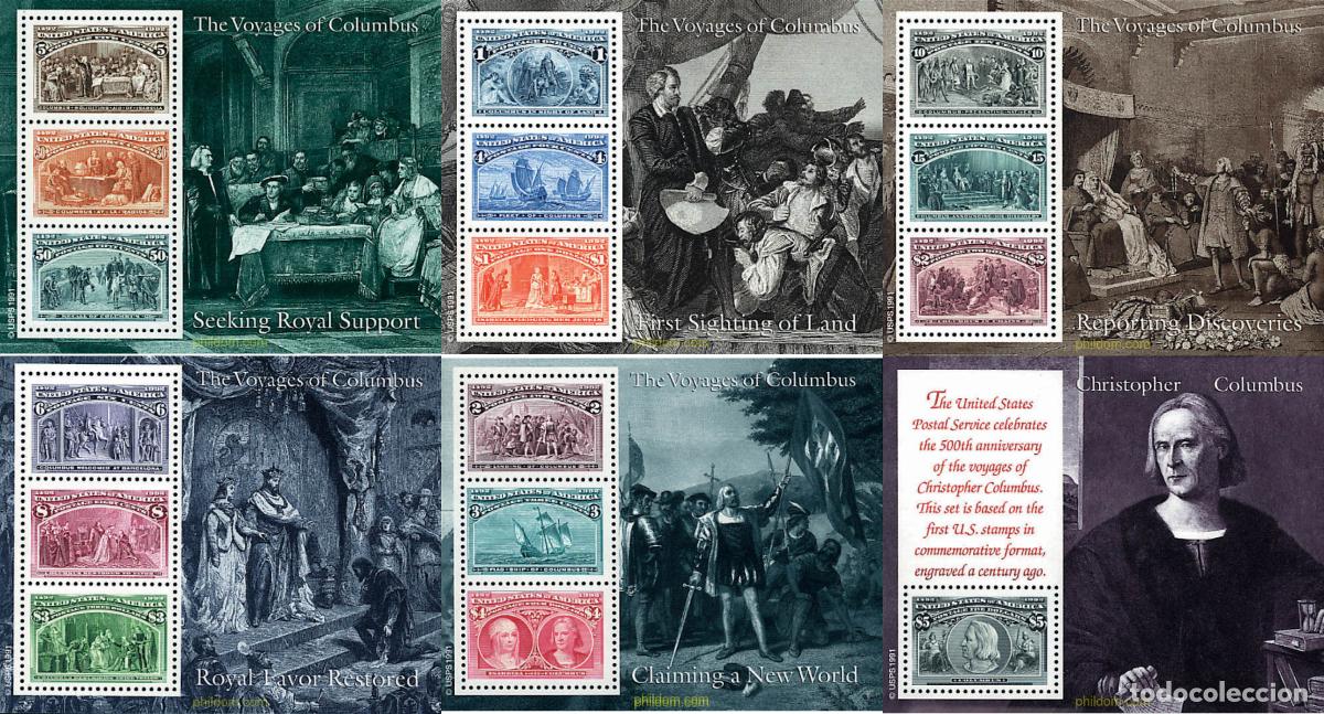 Timbres: 51980 MNH ESTADOS UNIDOS 1992 500 ANIVERSARIO DEL DESCUBRIMIENTO DE AMERICA