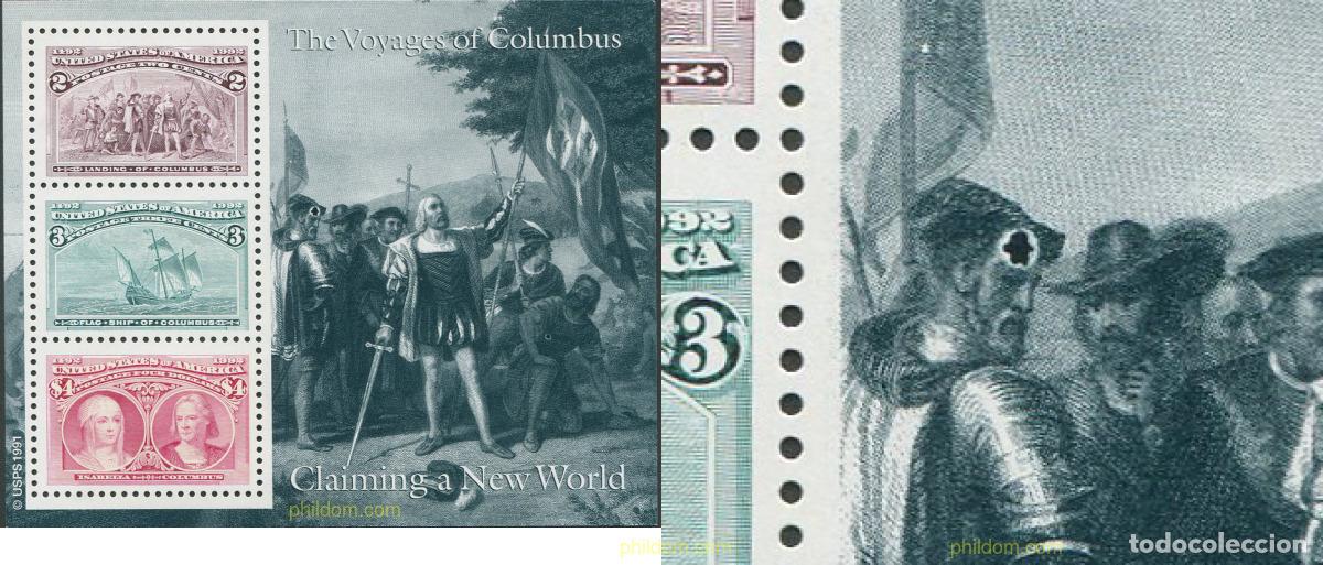 Timbres: 667466 MNH ESTADOS UNIDOS 1992 500 ANIVERSARIO DEL DESCUBRIMIENTO DE AMERICA