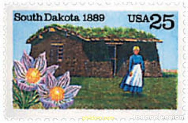Sellos: 86922 MNH ESTADOS UNIDOS 1989 CENTENARIO DEL ESTADO DE MONTANA