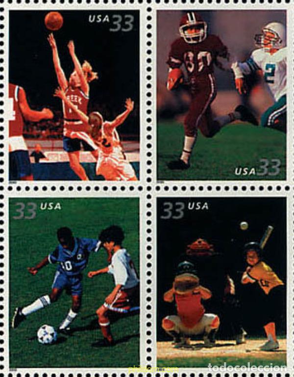Sellos: 6170 MNH ESTADOS UNIDOS 2000 DEPORTES
