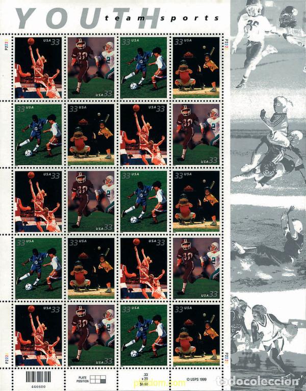 Sellos: 10143 MNH ESTADOS UNIDOS 2000 DEPORTES