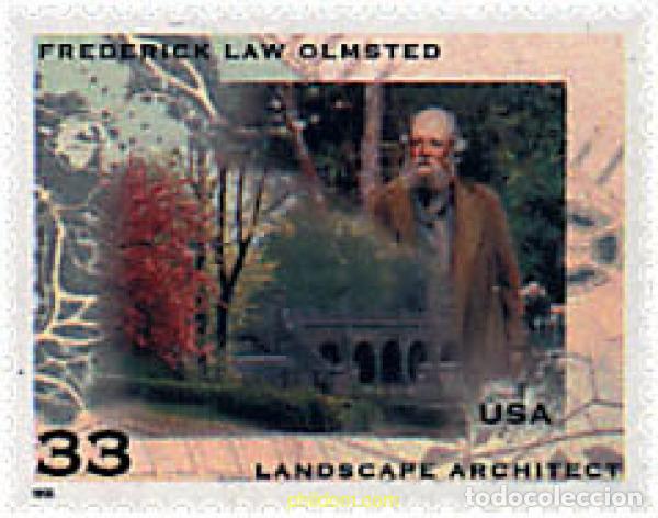 Sellos: 52790 MNH ESTADOS UNIDOS 1999 HOMENAJE A FREDERICK LAW OLMSTED. ARQUITECTO PAISAJISTA