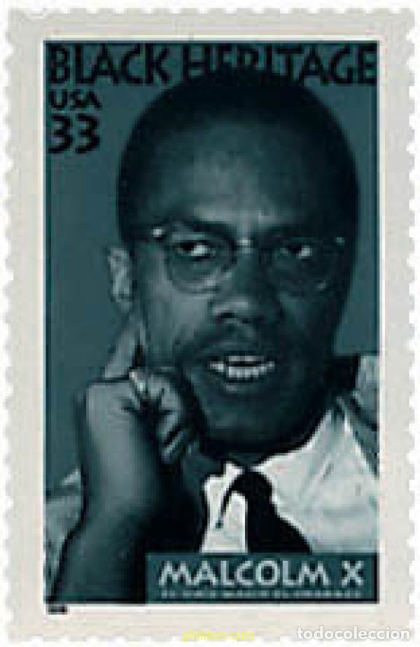 Sellos: 52777 MNH ESTADOS UNIDOS 1999 HOMENAJE A MALCOM X