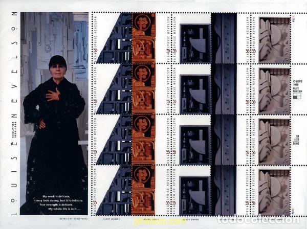 Sellos: 133796 MNH ESTADOS UNIDOS 2000 HOMENAJE A LOUISE NEVELSON