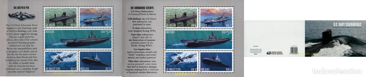 Sellos: 2676 MNH ESTADOS UNIDOS 2000 SUBMARINOS