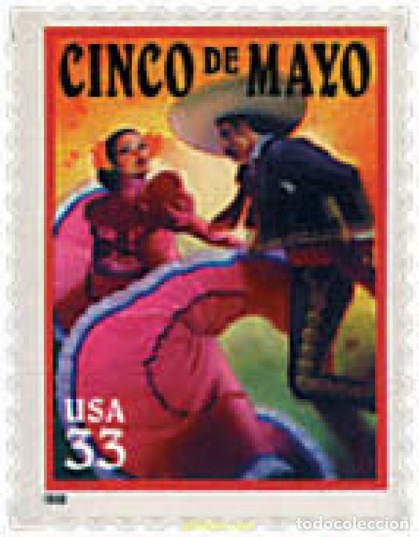 Sellos: 52781 MNH ESTADOS UNIDOS 1999 FIESTA DEL 5 DE MAYO