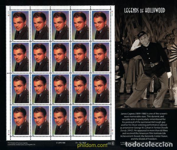 Sellos: 133298 MNH ESTADOS UNIDOS 1999 LEYENDAS DE HOLLYWOOD