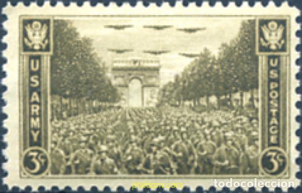 Sellos: 248503 MNH ESTADOS UNIDOS 1945 EN GLORIA A LA ARMADA