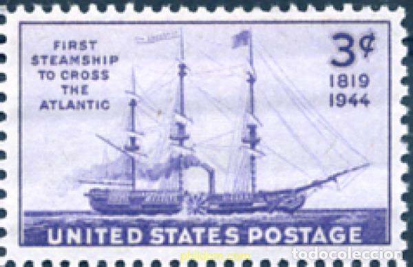 Sellos: 248491 MNH ESTADOS UNIDOS 1944 125 ANIVERSARIO DE LA PRIMERA TRAVESIA DE LA ANTARTIDA CON NAVIO A V