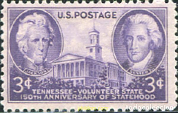 Sellos: 310898 MNH ESTADOS UNIDOS 1946 150 ANIVERSARIO DEL ESTADO DE TENNESEE
