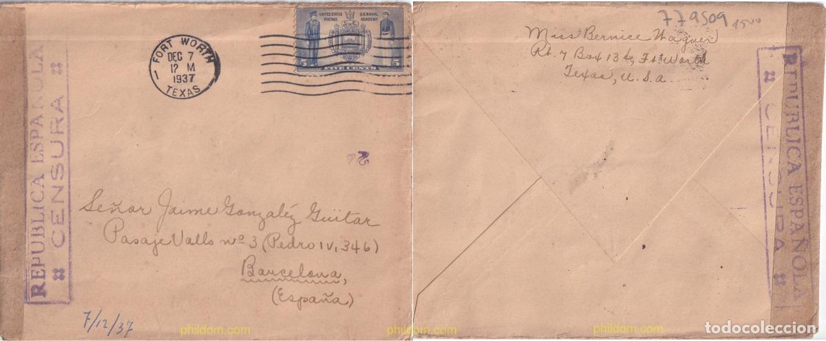 Sellos: 779509 USED ESTADOS UNIDOS 1936 EN HONOR AL EJERCITO Y A LA MARINA