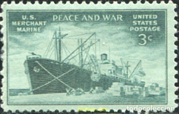 Sellos: 310897 MNH ESTADOS UNIDOS 1946 PAZ Y GUERRA