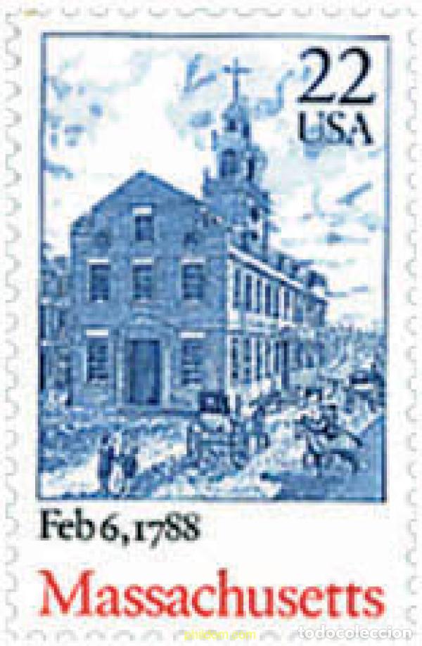 Sellos: 86865 MNH ESTADOS UNIDOS 1988 BICENTENARIO LA CONSTITUCION