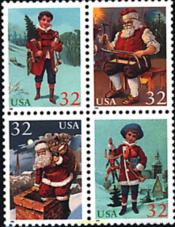 Sellos: 2189 MNH ESTADOS UNIDOS 1995 NAVIDAD