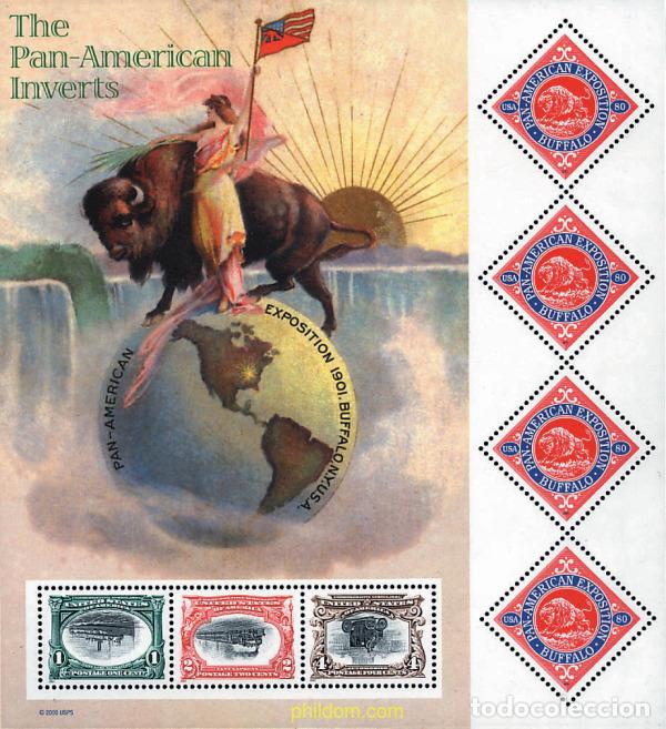 Sellos: 72149 MNH ESTADOS UNIDOS 2001 CENTENARIO DE LA EMISION DE LA FERIA PANAMERICANA EN BUFALO