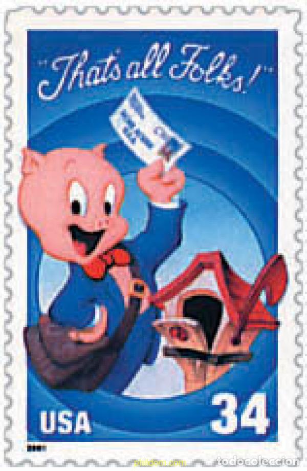 Sellos: 79929 MNH ESTADOS UNIDOS 2001 PERSONAJES DE LA WARNER BROS