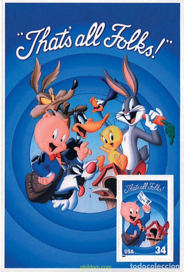 Sellos: 359293 MNH ESTADOS UNIDOS 2001 PERSONAJES DE LA WARNER BROS