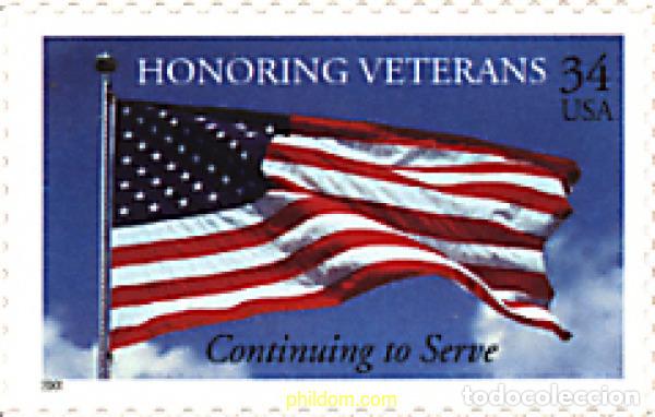 Sellos: 79861 MNH ESTADOS UNIDOS 2001 EN HONOR A LOS VETERANOS