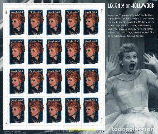 Sellos: 7936 MNH ESTADOS UNIDOS 2001 LUCILLE BALL