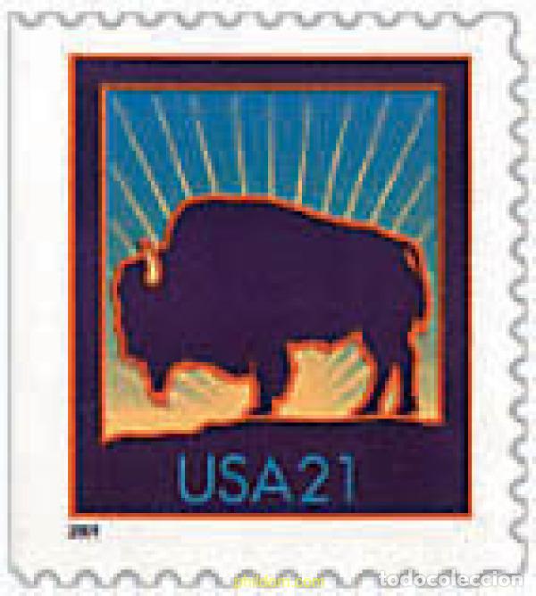 Sellos: 79930 MNH ESTADOS UNIDOS 2001 BISONTE.