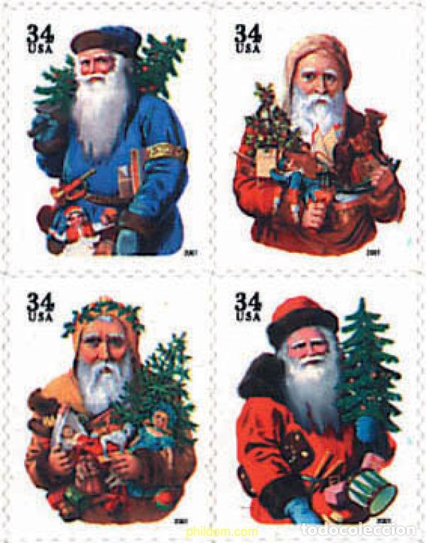 Sellos: 4665 MNH ESTADOS UNIDOS 2001 NAVIDAD