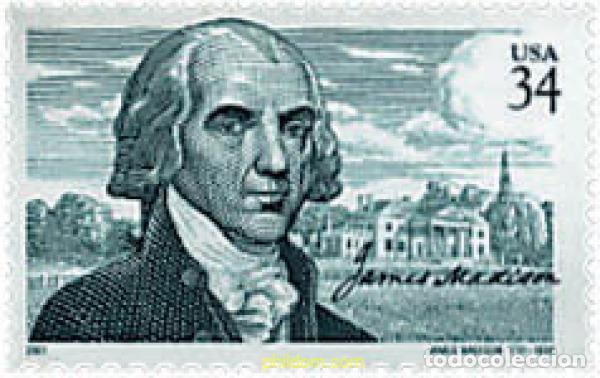Sellos: 80980 MNH ESTADOS UNIDOS 2001 JAMES MADISON