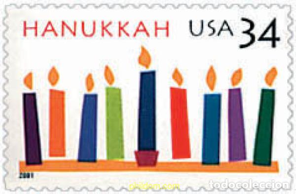 Sellos: 80982 MNH ESTADOS UNIDOS 2001 HANUKKAH