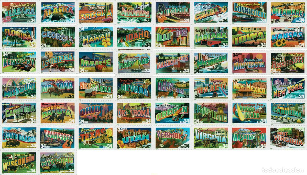 Sellos: 99462 MNH ESTADOS UNIDOS 2002 SALUDOS DESDE AMERICA