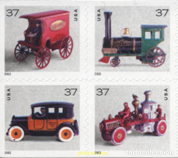 Sellos: 618909 MNH ESTADOS UNIDOS 2002 JUGUETES ANTIGUOS