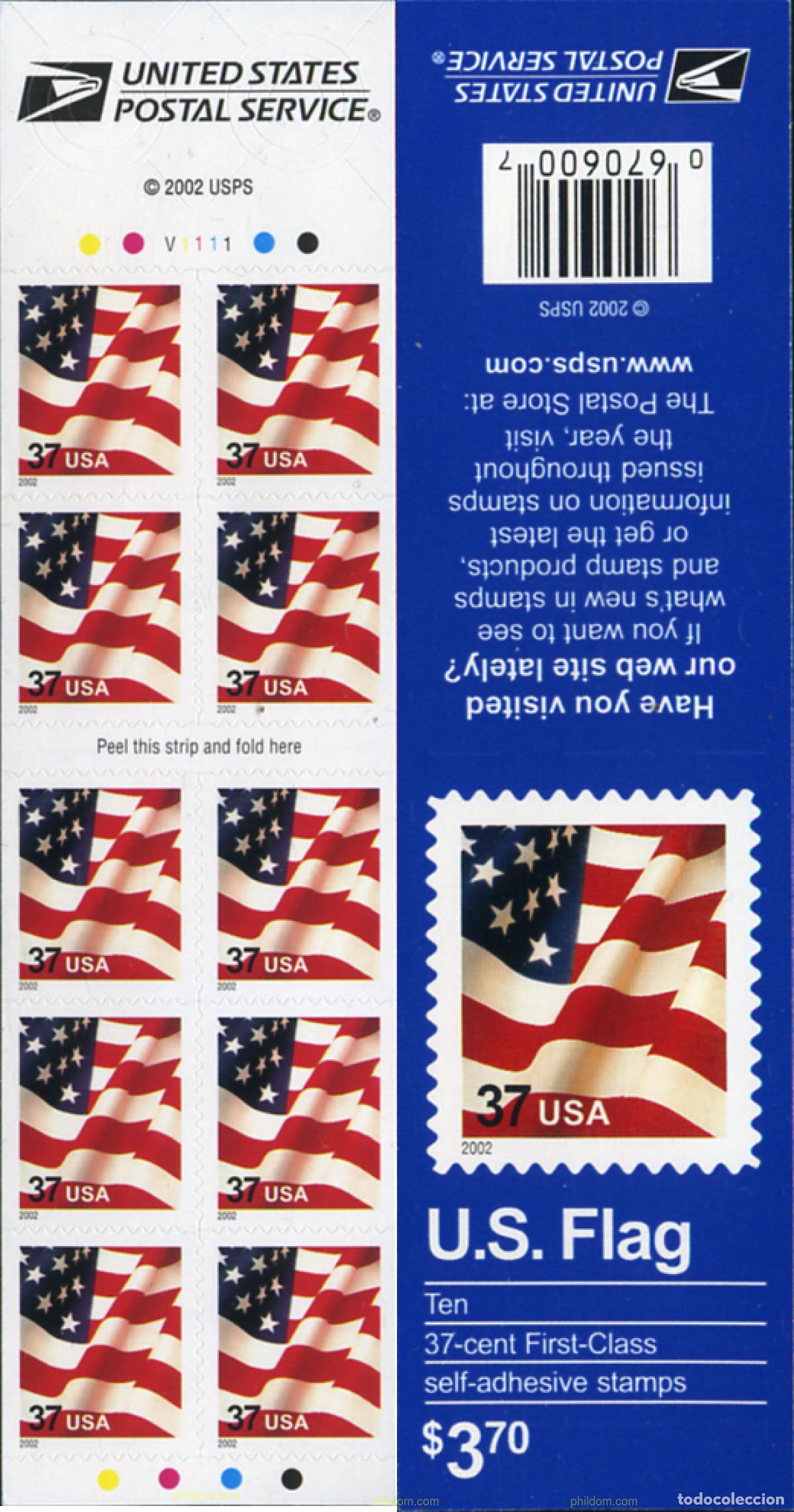 Sellos: 358441 MNH ESTADOS UNIDOS 2002 BANDERA